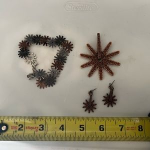 Montana Silversmiths Spur Rowel Jewelry Set